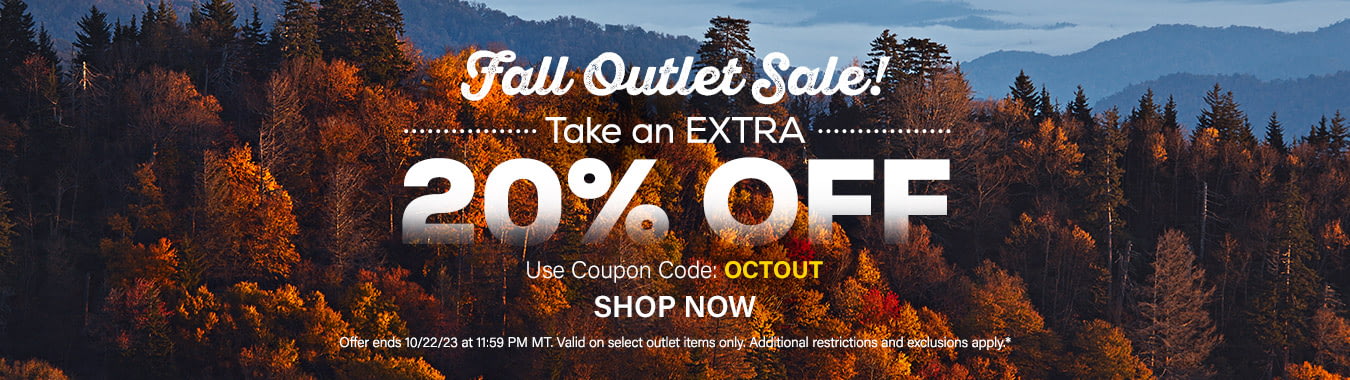 Get 20% off the Outlet