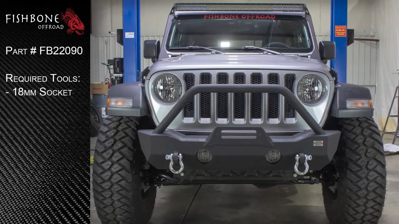 Fishbone Offroad Mako Front Bumper — CampSaver