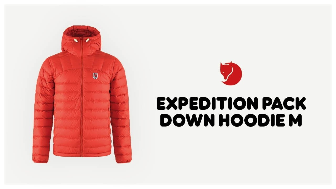 opplanet fjallraven expedition pack down hoodie m video