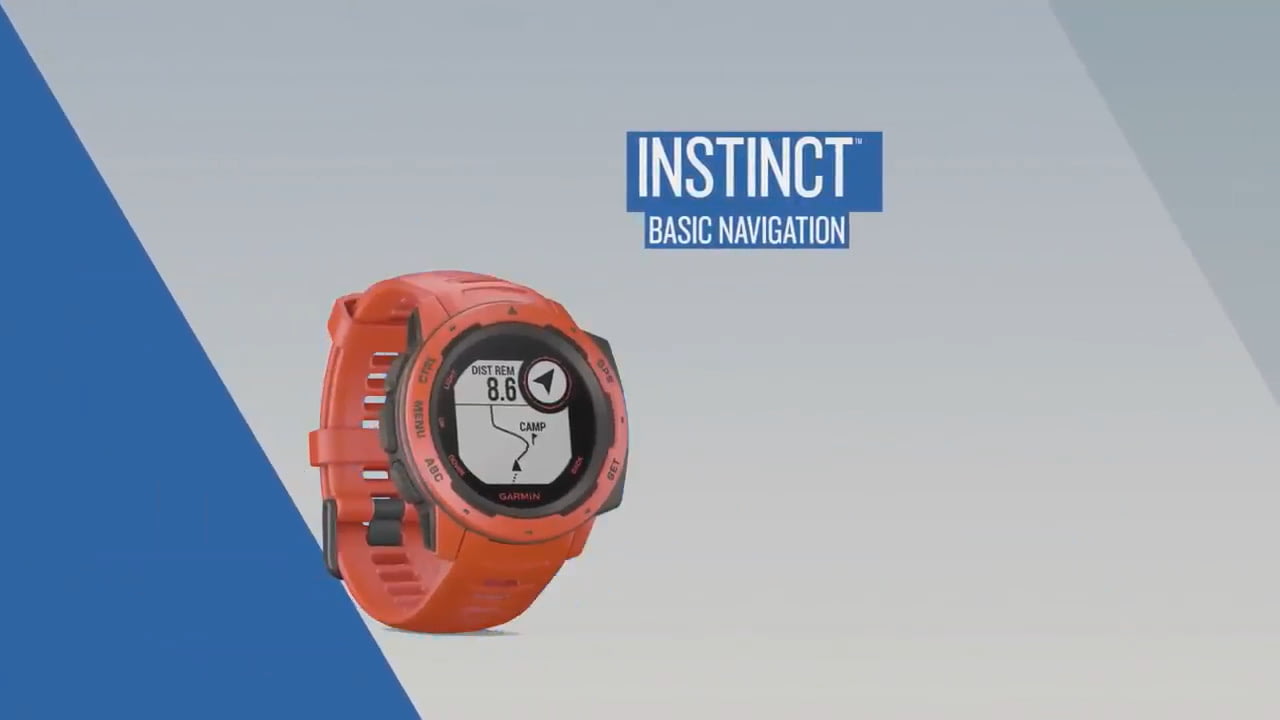 opplanet garmin instinct basic navigation video