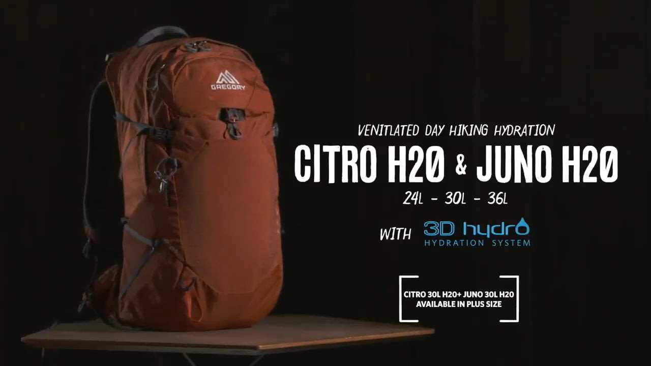 opplanet gregory citro h20 juno h20 backpacks video