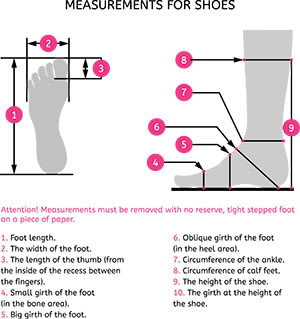 measurement for shoes