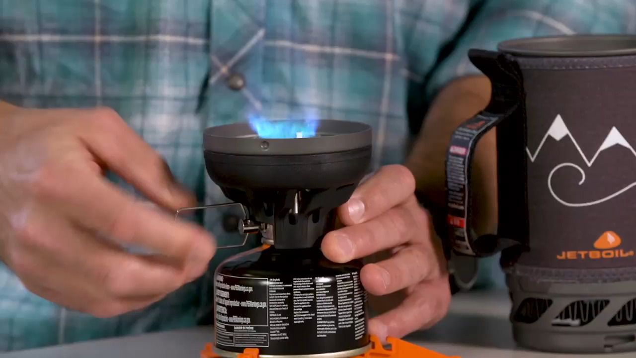 opplanet jetboil how to ignite your stove video