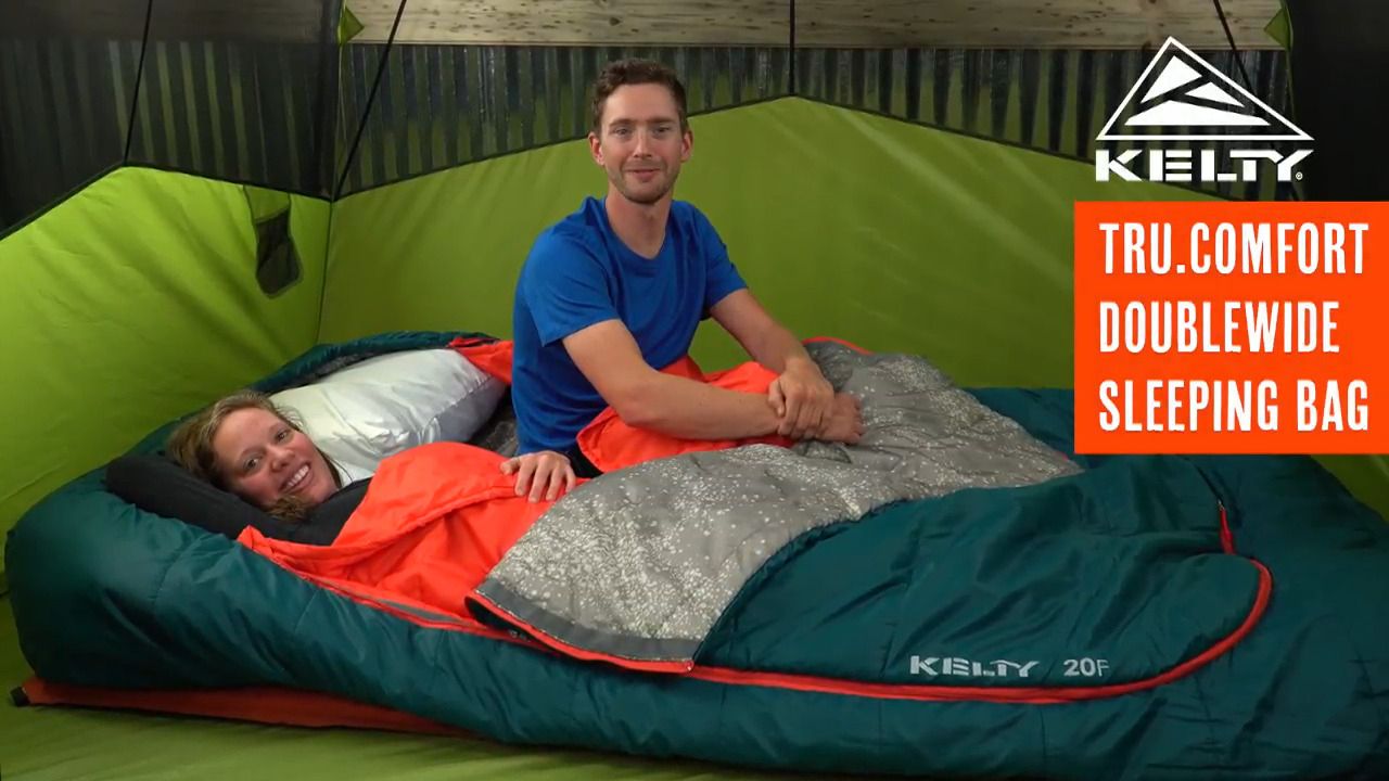 opplanet kelty tru comfort doublewide sleeping bag video