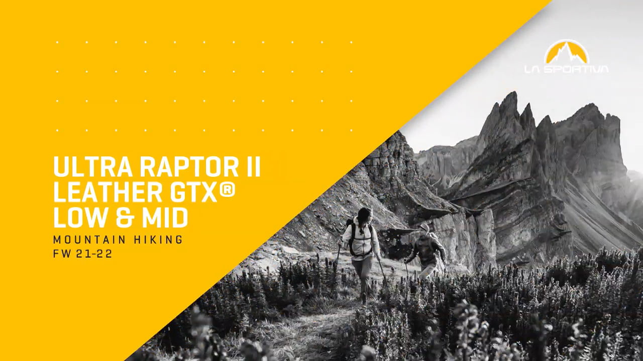 opplanet la sportiva ultra raptor ii low and mid leather gtx hiking shoes video
