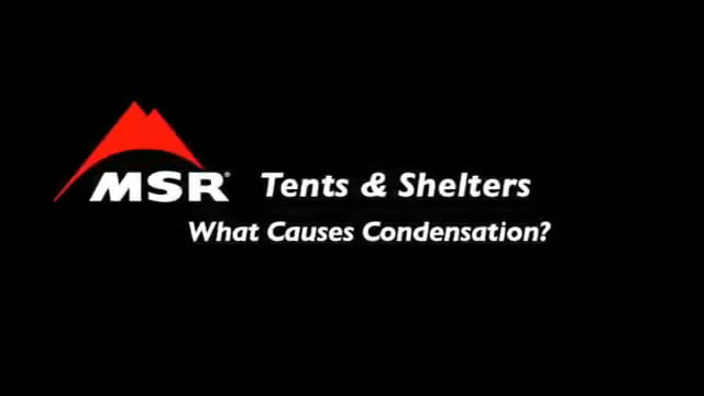 opplanet msr tents how to prevent tent condensation video