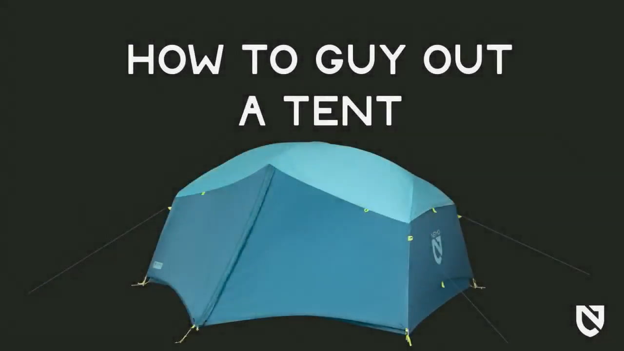 opplanet nemo how to properly guy out a tent video