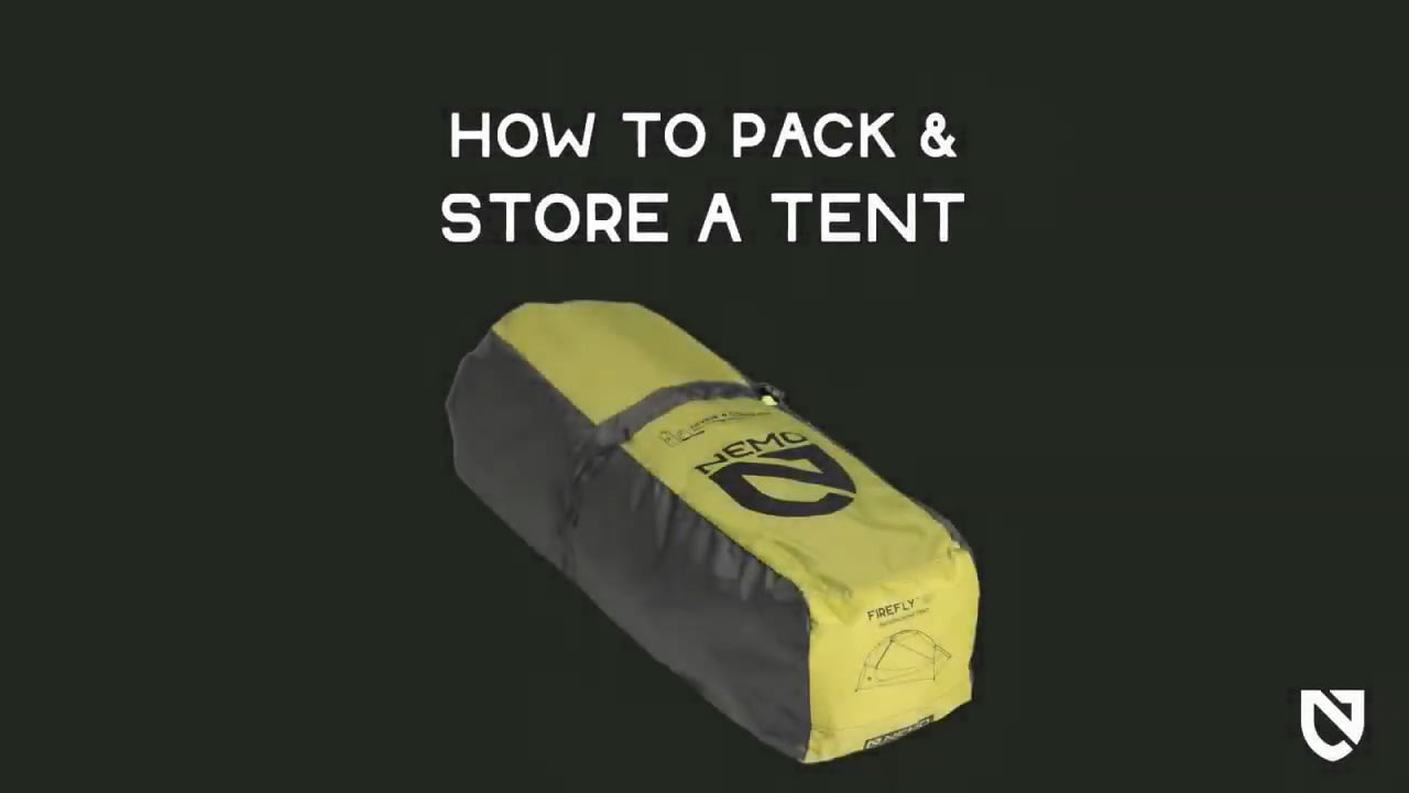 opplanet nemo how to roll pack store your tent video