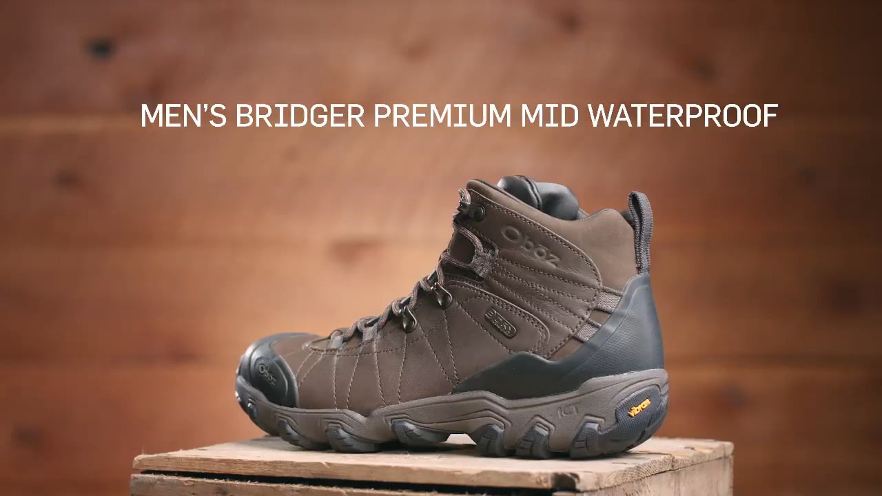 oboz bridger premium mid bdry
