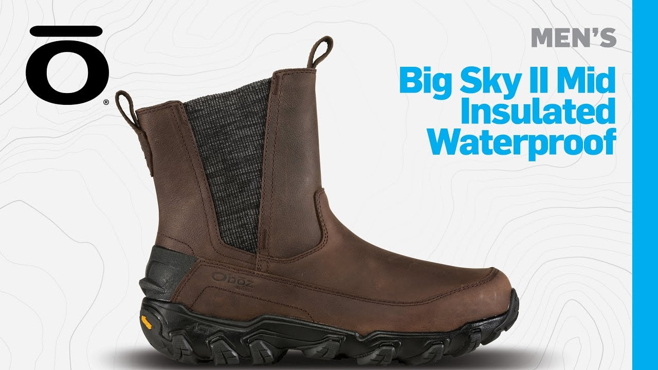 oboz big sky insulated slip on