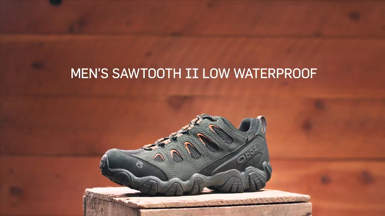 oboz sawtooth ii low b dry hiking shoe men's
