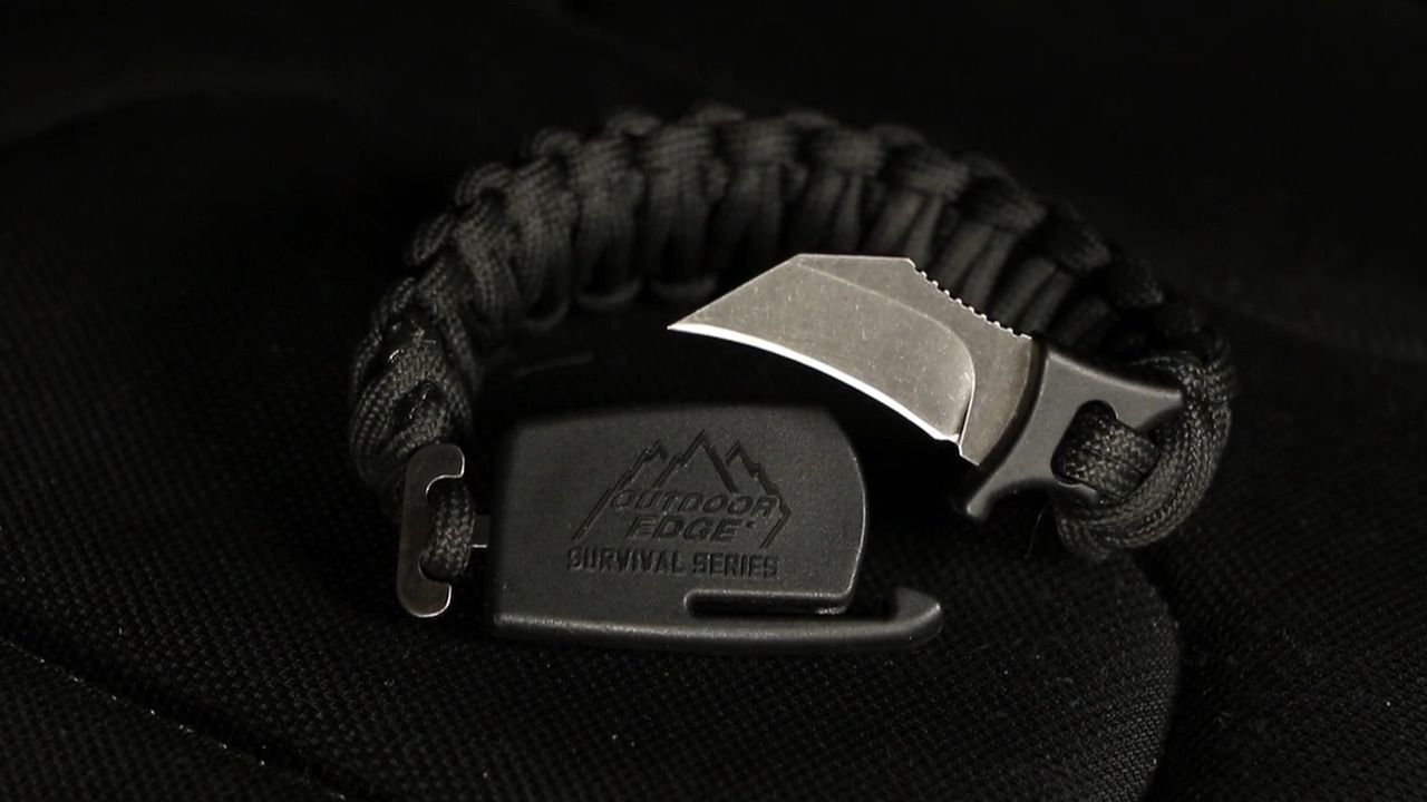 Outdoor Edge Cutlery Para-Claw Paracord Knife Bracelet — CampSaver