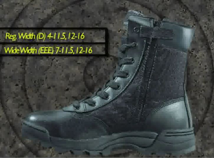 opplanet original swat classic 9 inch side zip tactical boots 1152