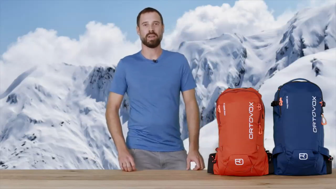 opplanet ortovox free rider backpack video
