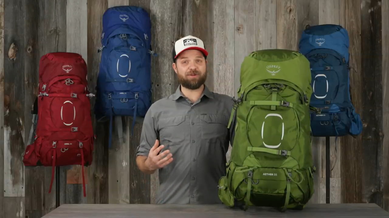 opplanet osprey packs aether ariel product tour video