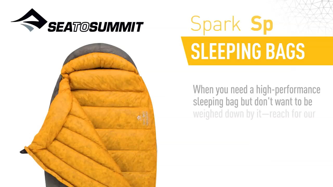opplanet sea to summit spark sleeping bag video