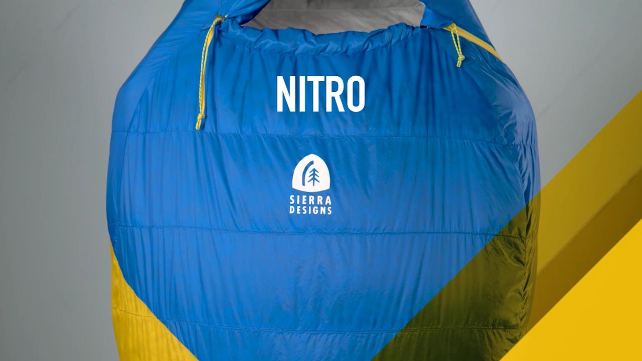 opplanet sierra designs nitro sleeping bag 800 dridown video