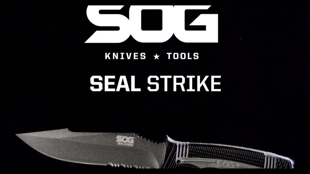 opplanet sog seal strike fixed blade knife video
