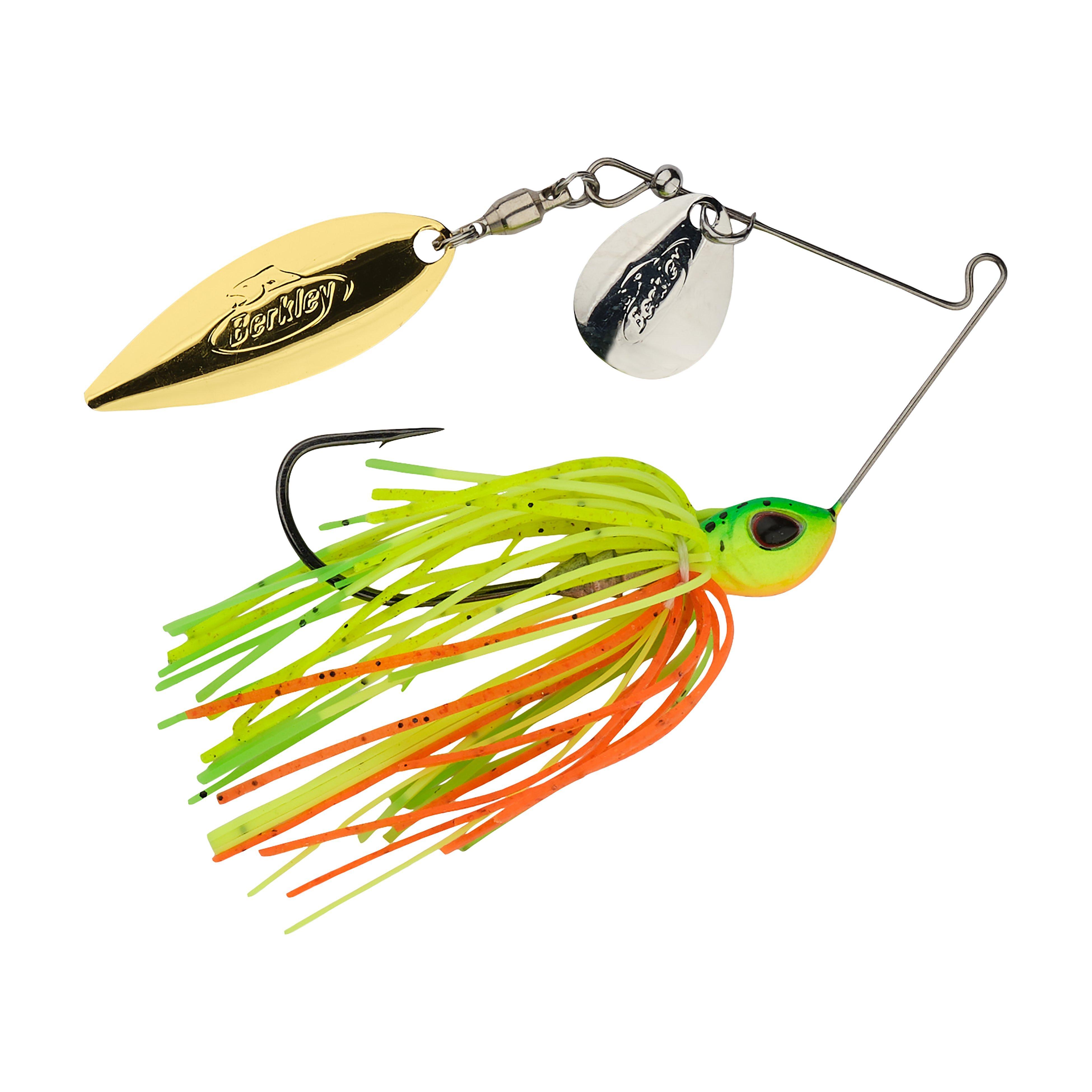 Spinnerbait Painted Colorado/Painted Wide Willow Blades