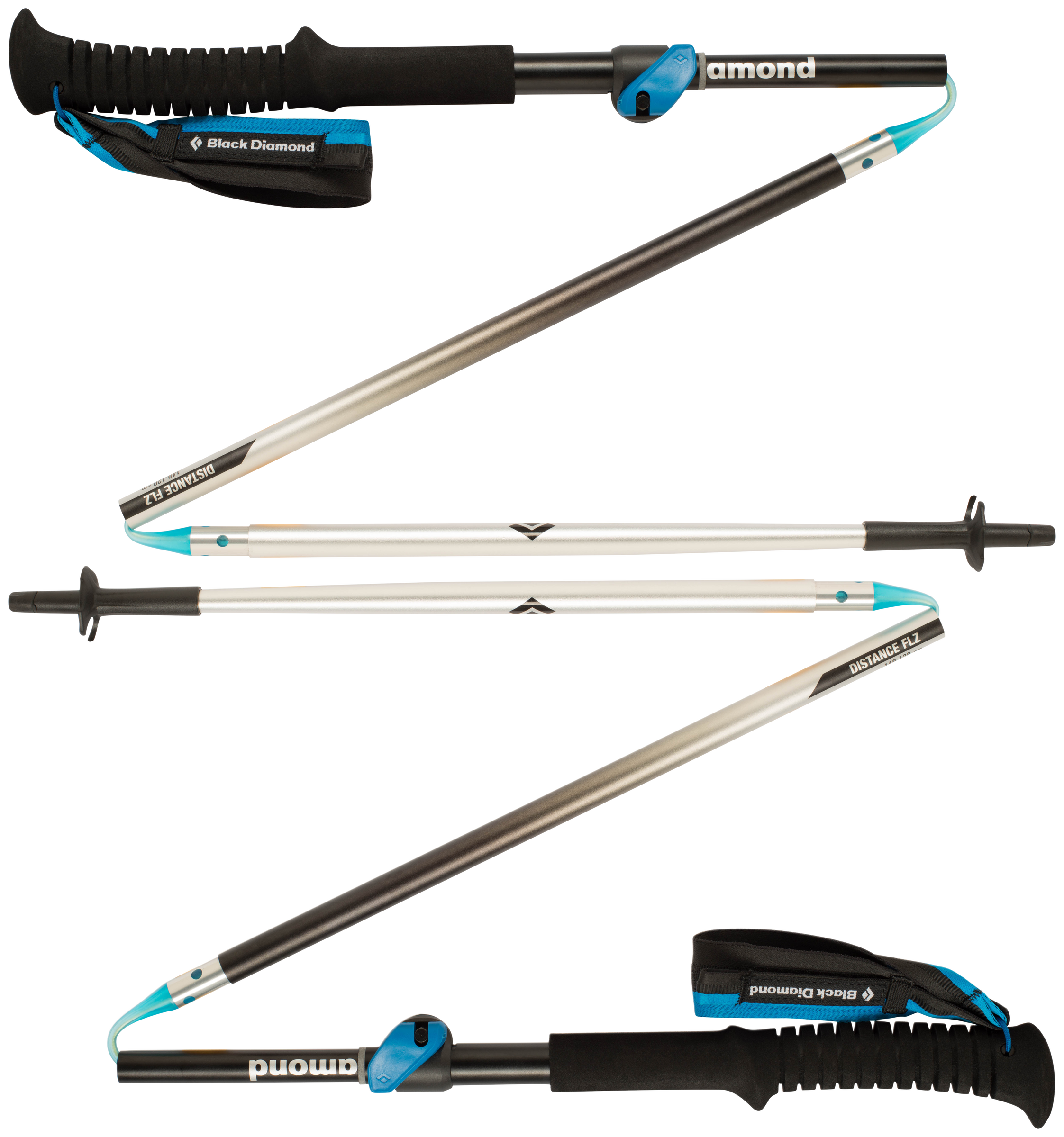 Black Diamond Distance Flz Trekking Poles With Free S H Campsaver