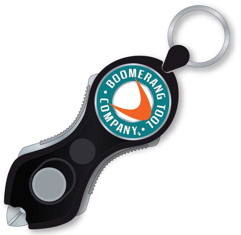 Boomerang Tool Co. Boomerang BTC204 Snip w/Light Braid Cutters Black