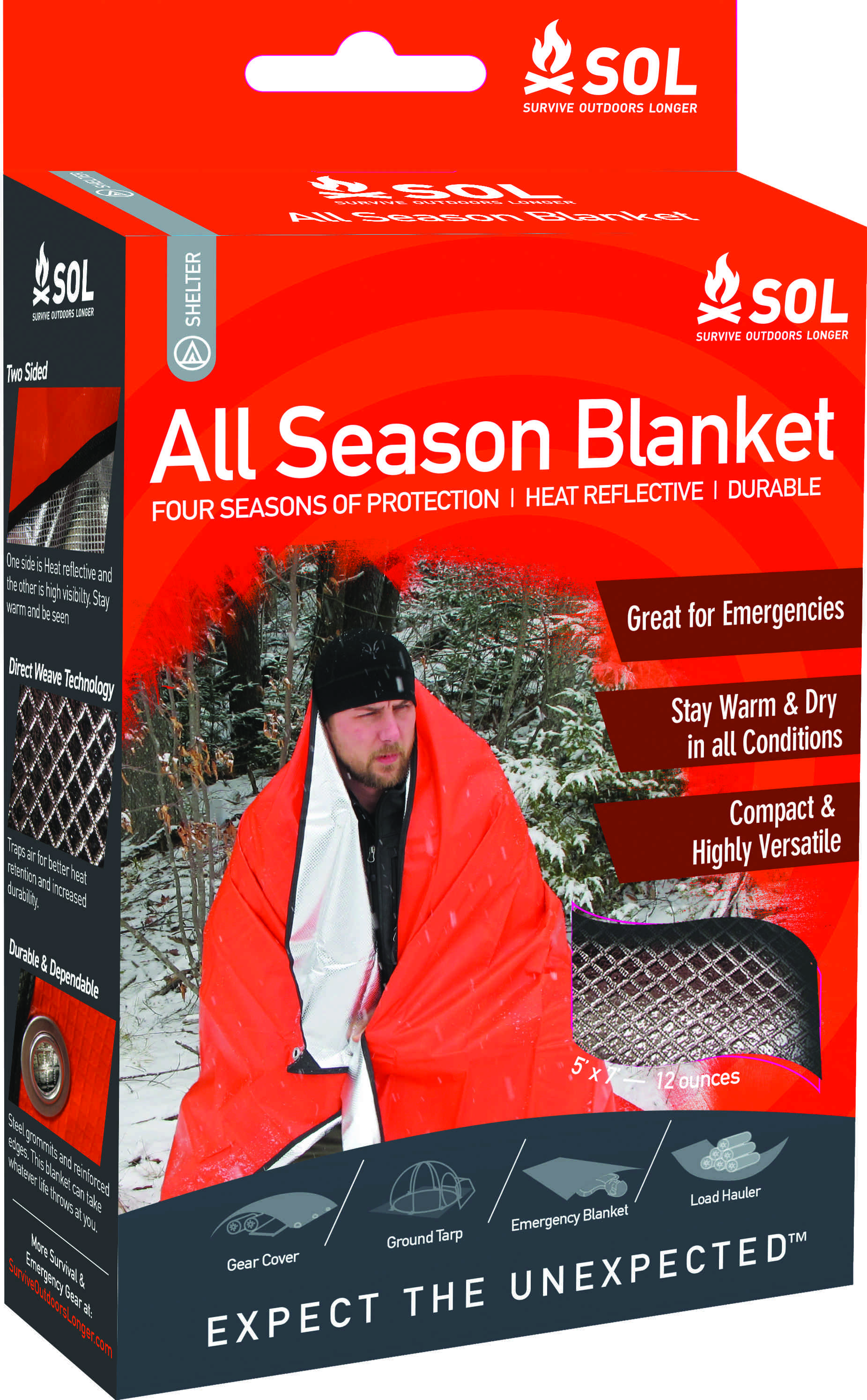 Survive Outdoors Longer All Season Blanket 0140-1200 — CampSaver