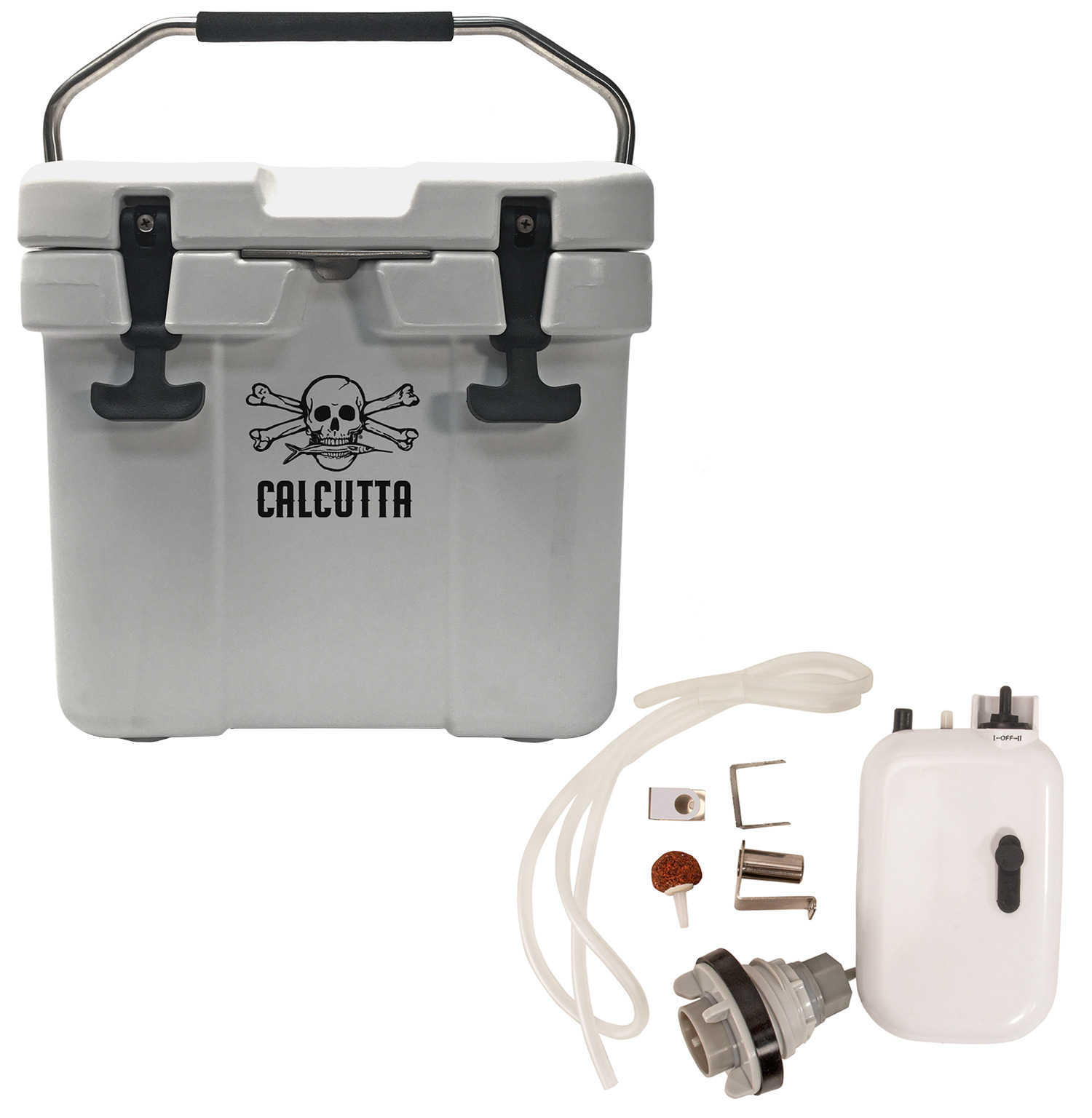 Calcutta Renegade Cooler 11 Liter Roto Molded Cooler With Drain Plug  Aerator Kit