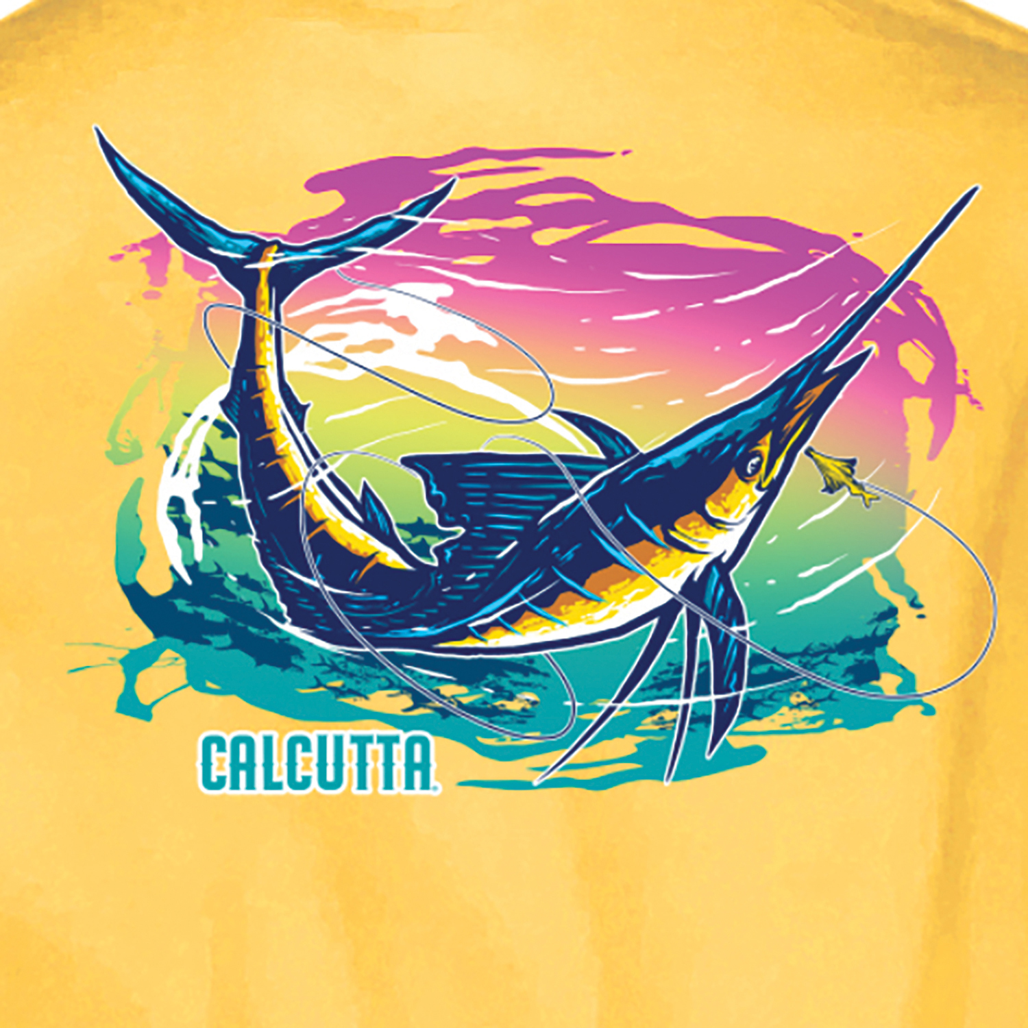 Calcutta Watercolor Marlin T-Shirt — CampSaver