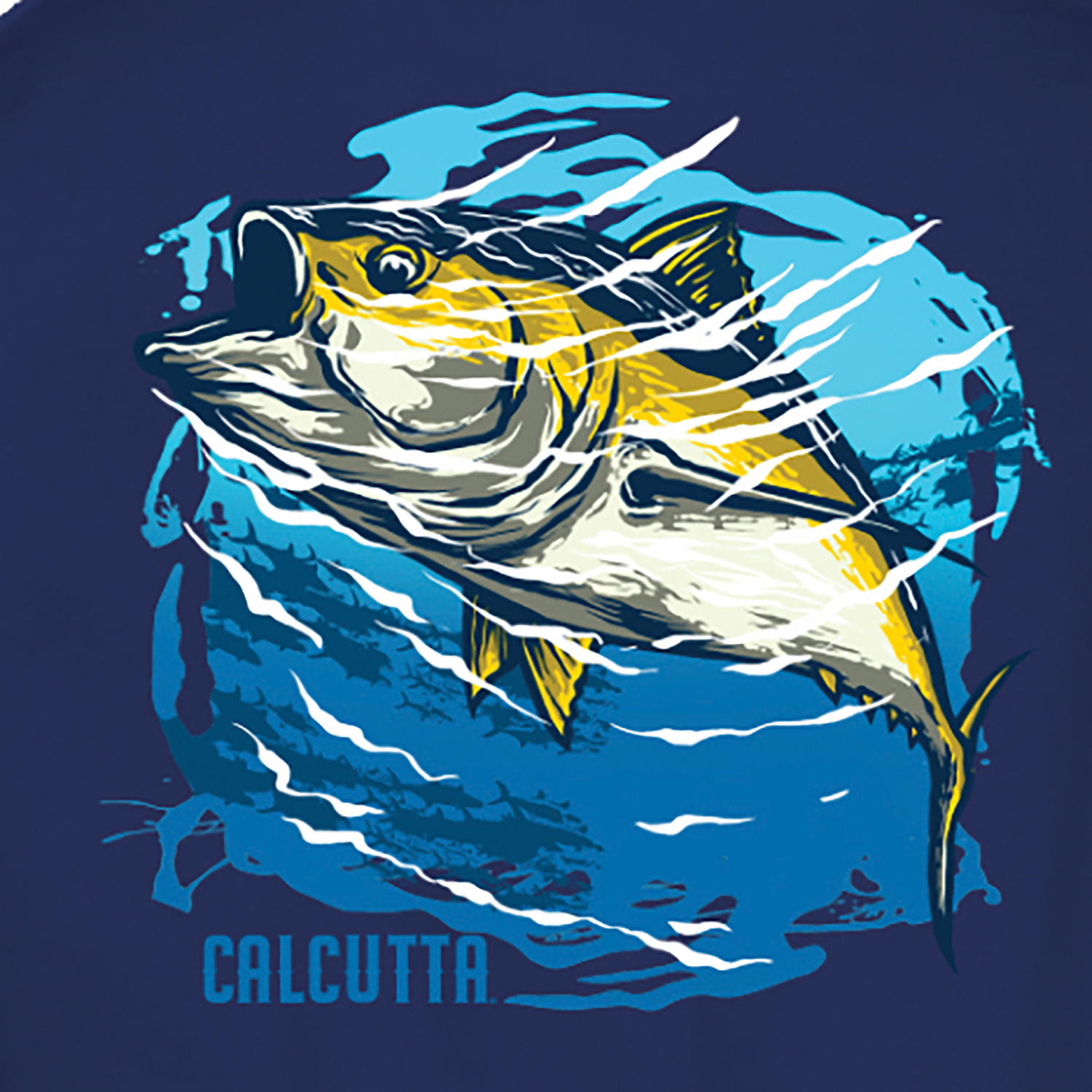 Calcutta Watercolor Tuna T-Shirt — CampSaver