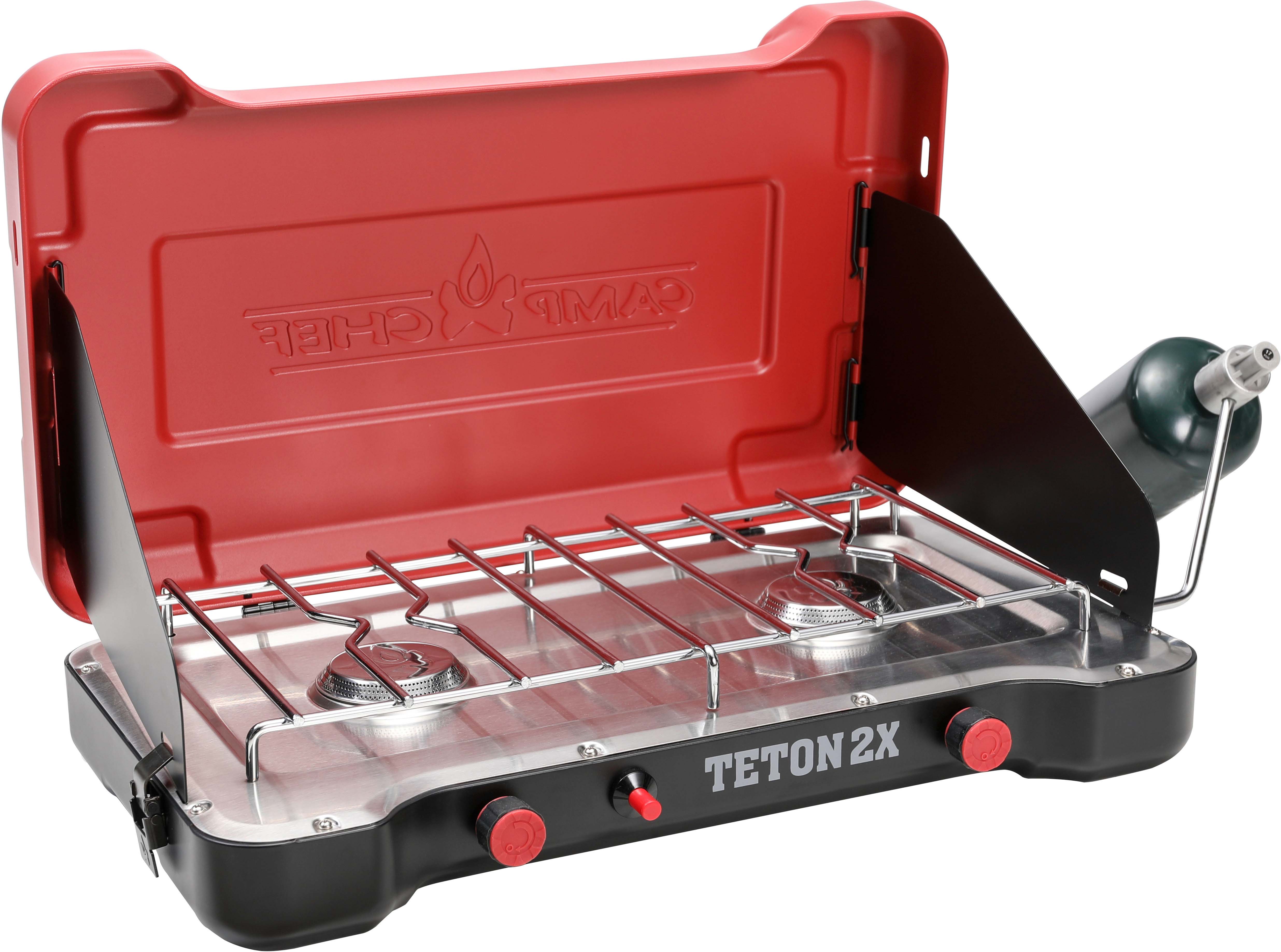 Camp Chef Mountain Teton 2X Two-Burner Cooking System , Up to 10% Off with  Free Su0026H — CampSaver