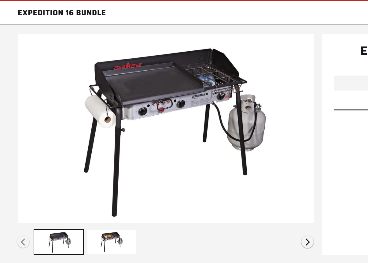 Camp chef tahoe outlet 3 burner stove