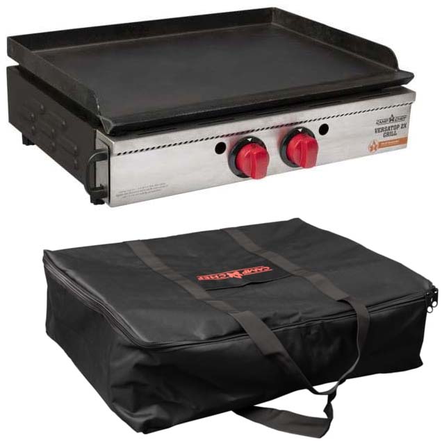 Camp Chef VersaTop 2X Two Burner Portable Flat Top Propane Gas