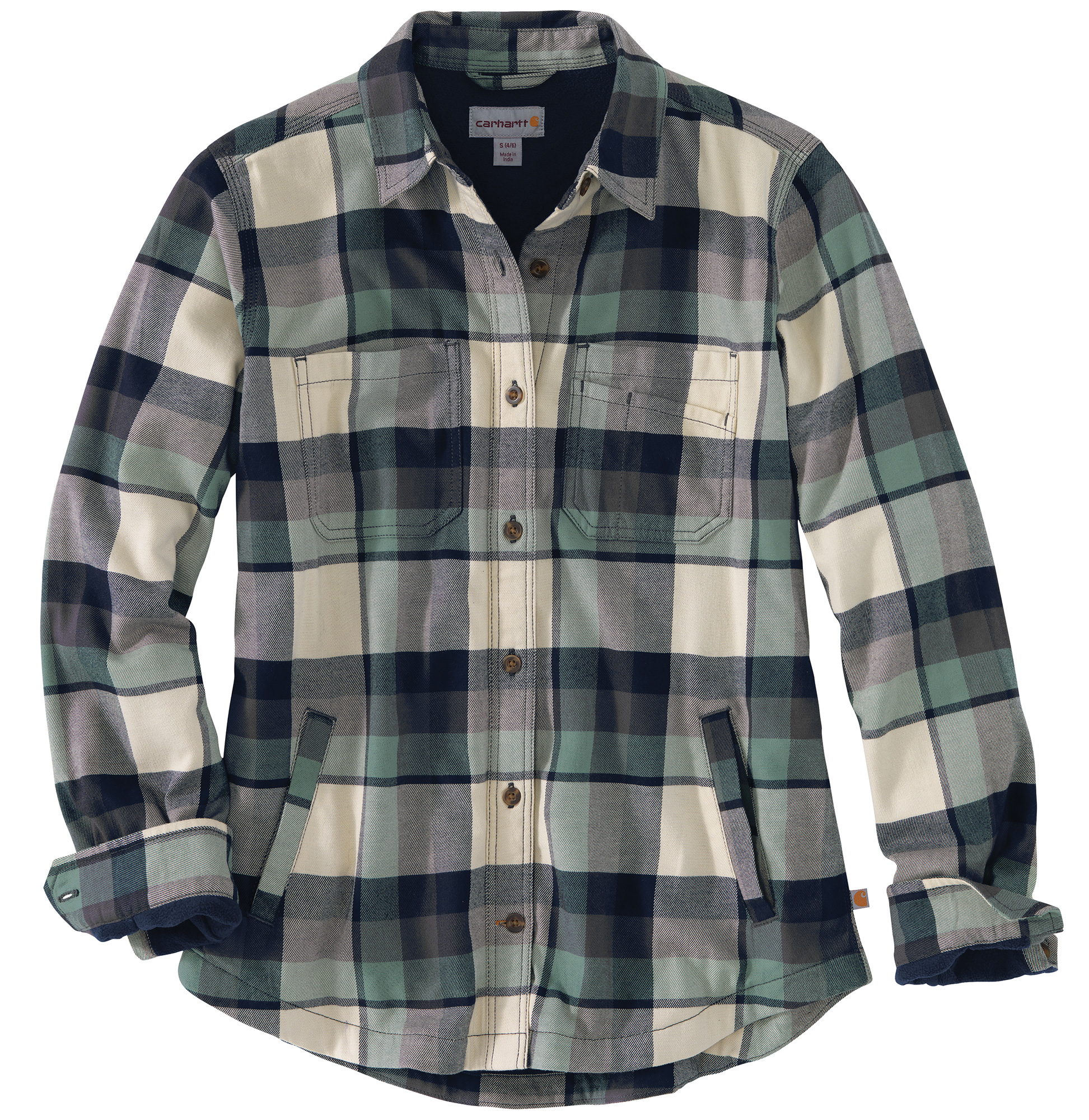 lined carhartt shirt