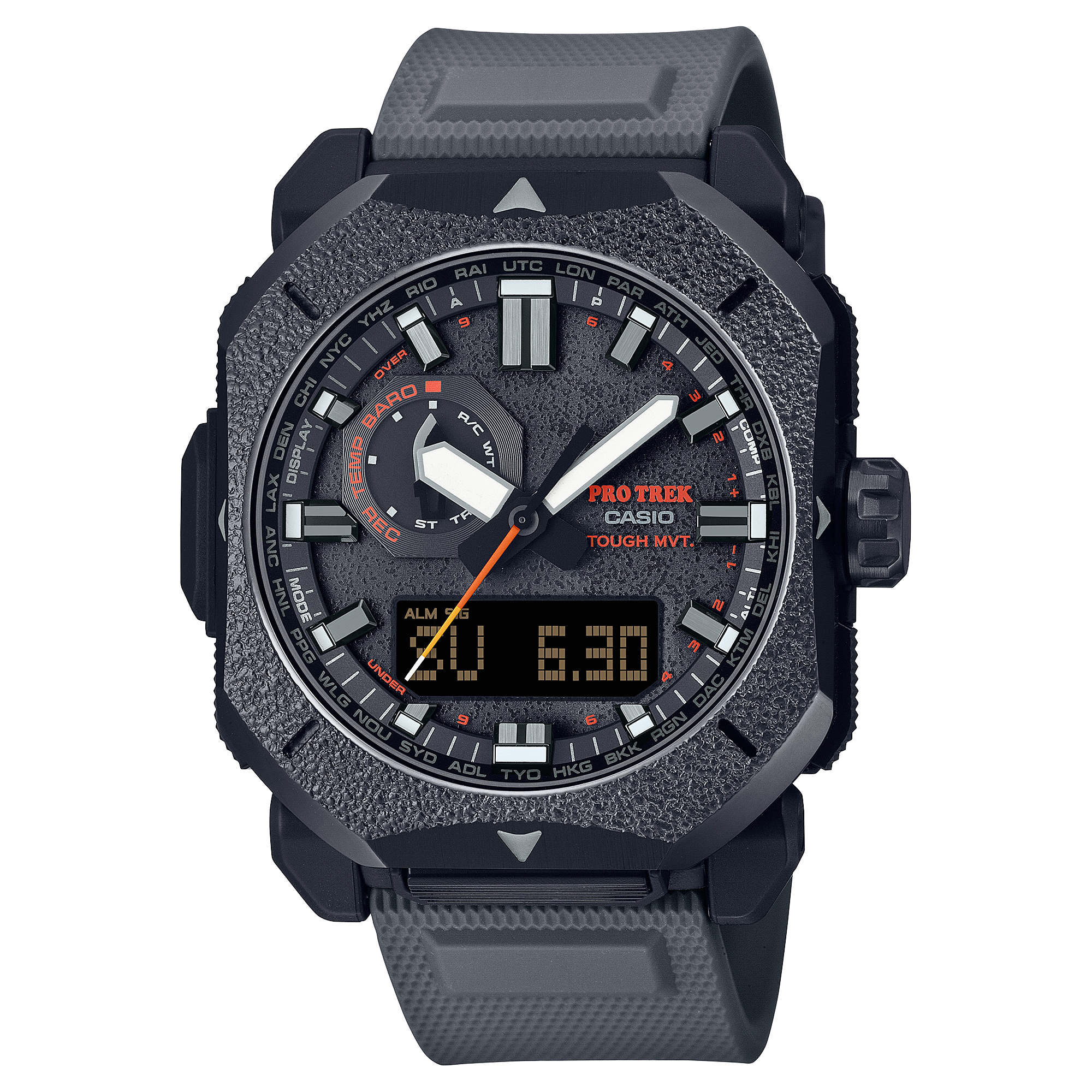 Casio PRO TREK Climber Line Triple Sensor Atomic Solar Watch Men s PRW6900BF 1 35 Off with Free S H CampSaver