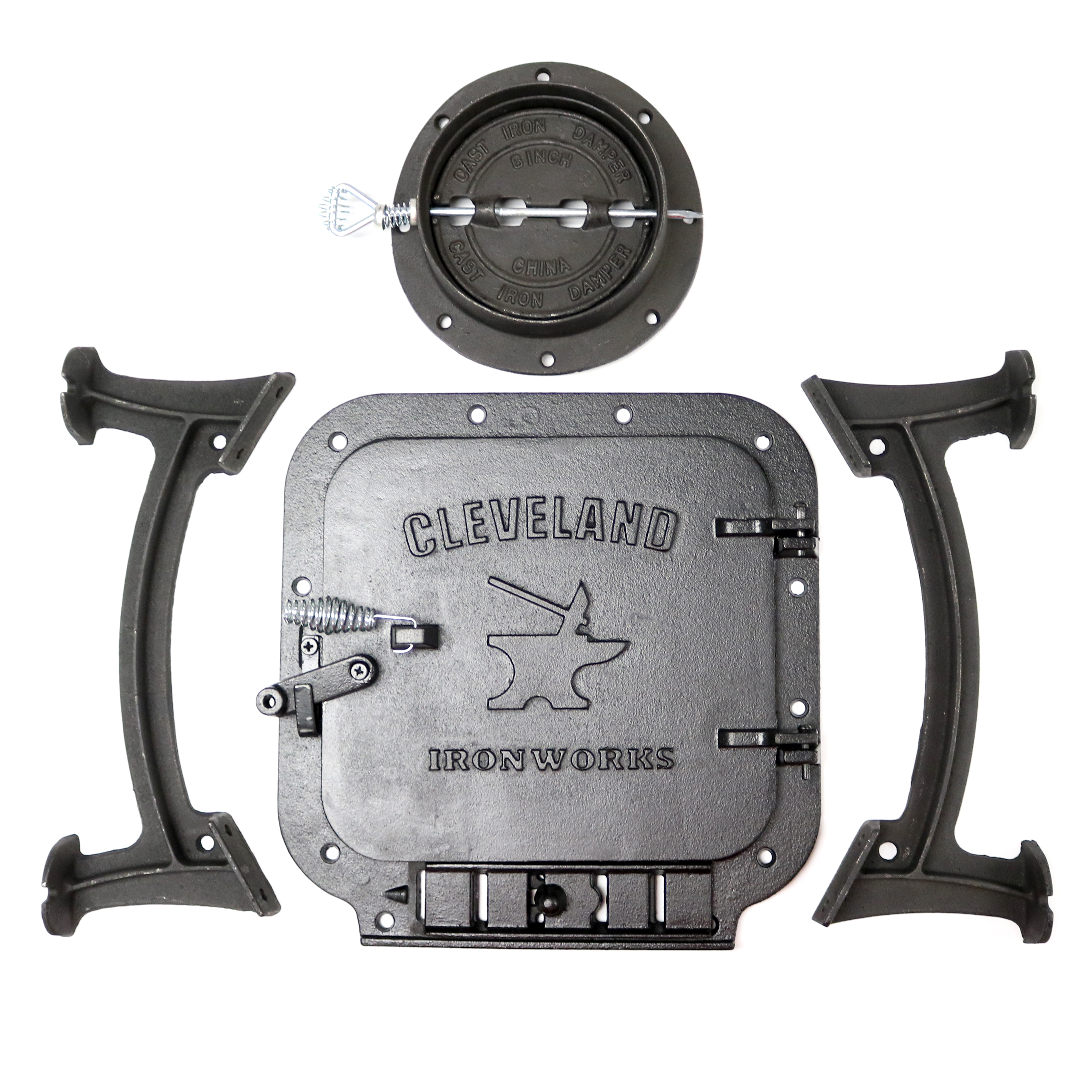 Cleveland Iron Works Barrel Camp Stove Kits F500300 , 25% Off with Free Su0026H  — CampSaver