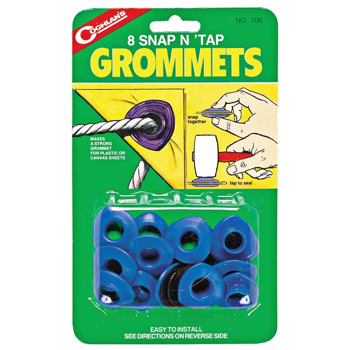 Coghlan's Plastic Tent/Tarp Grommets (8 Pack)