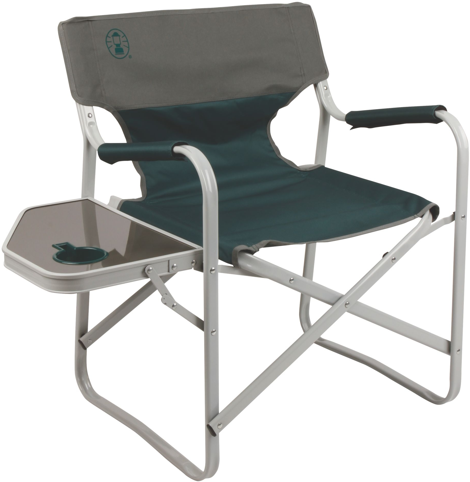 Lawn chairs with side table online attached