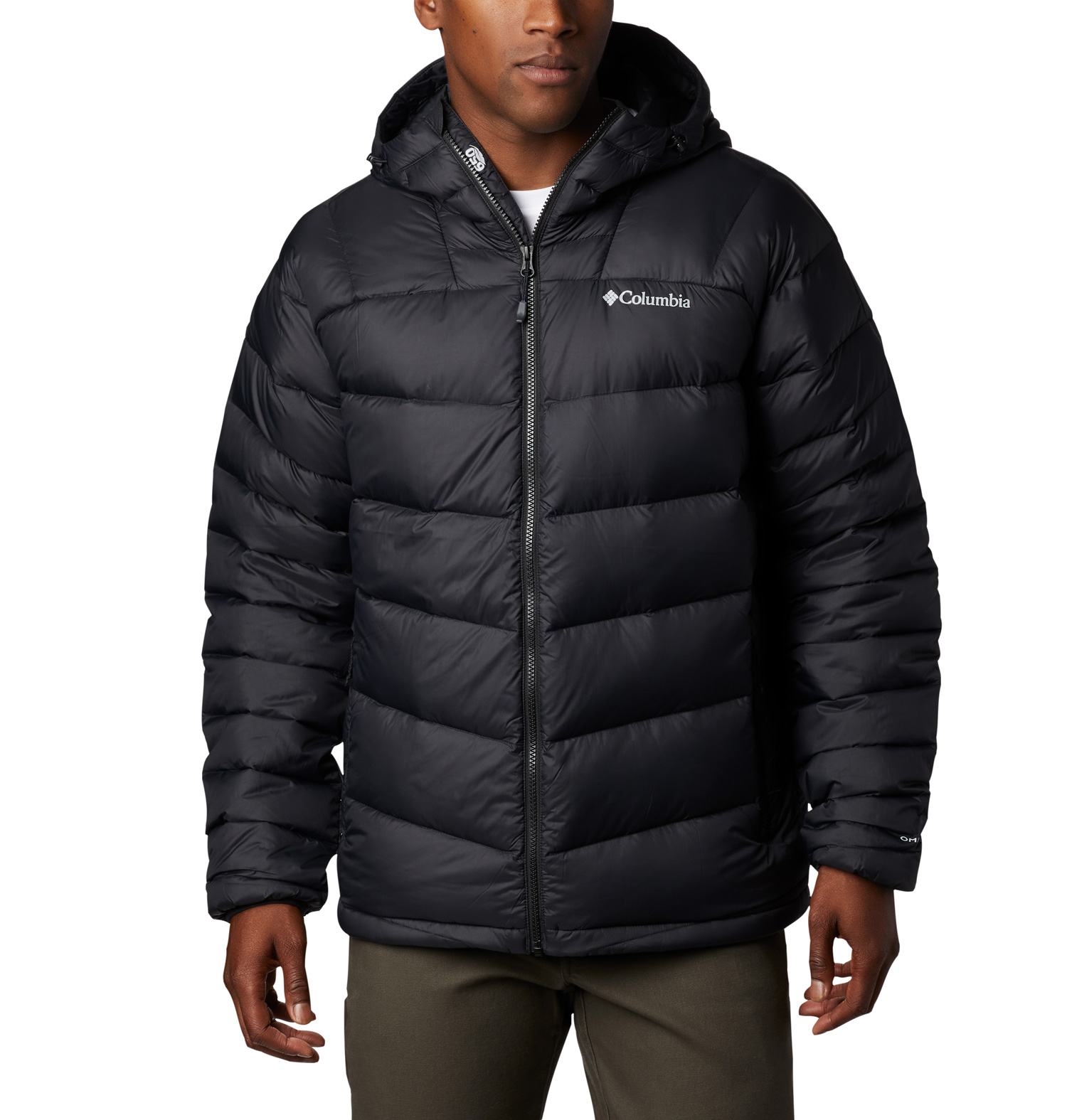 columbia hooded down jacket