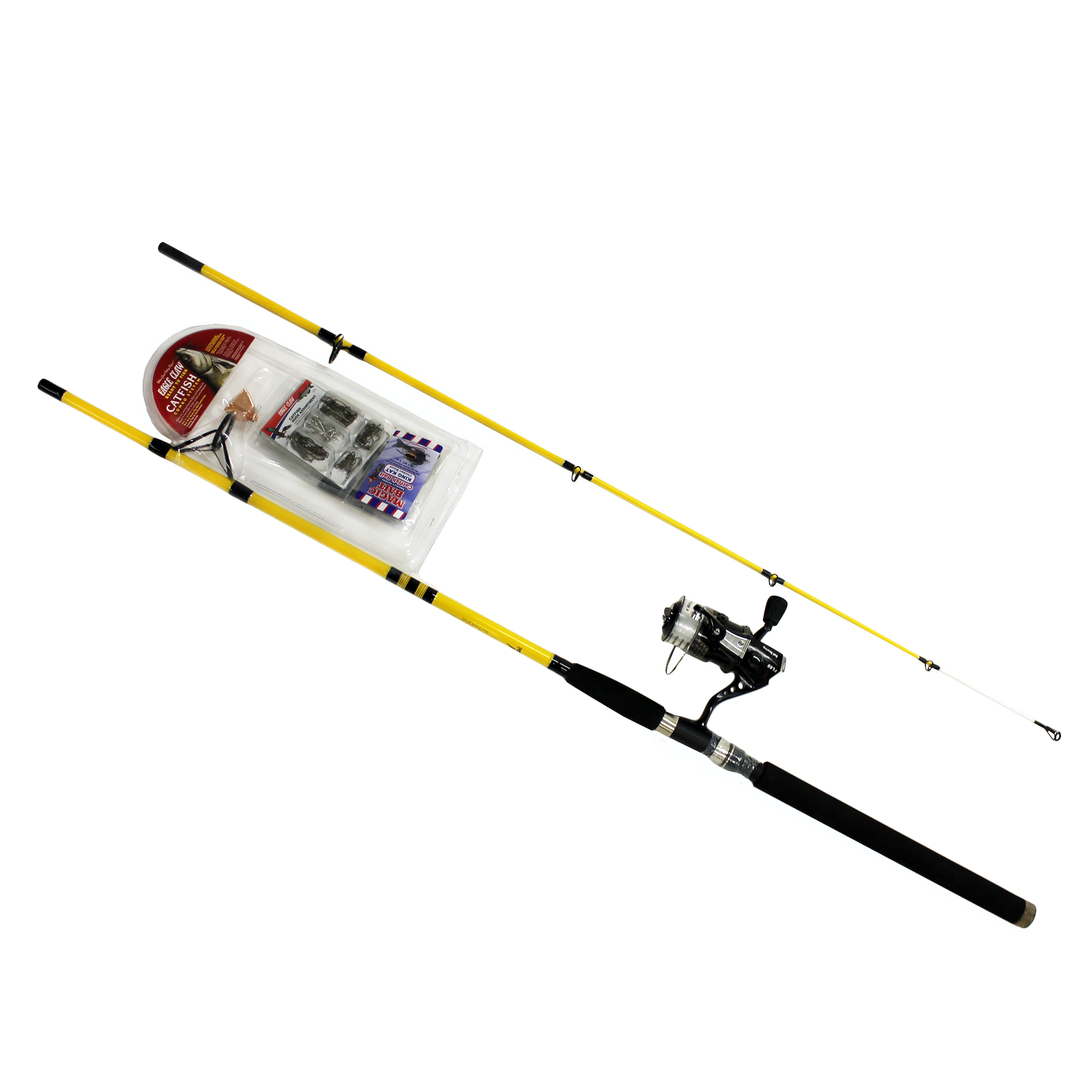 Eagle Claw Catfish Kit w/rod & Reel 8' Glass MS6524CK , $4.00 Off with Free  S&H — CampSaver