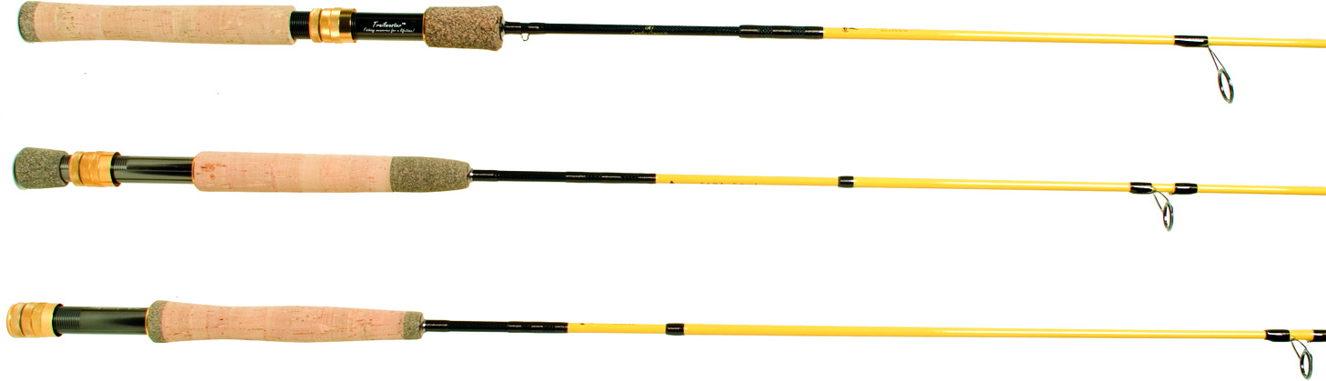 Eagle Claw Trailmaster Spin/Fly Rod, 6 Piece, Mod Light 1/8-1/2oz Lures, 7  Guides + Tip, 4-8 Wt.
