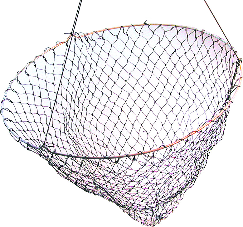 QualyQualy Bridge and Pier Fishing Net, Foldable Drop Net M: 32''×36'', Blue