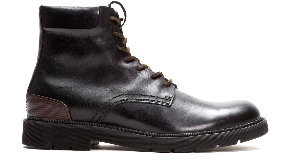 mens black casual boots