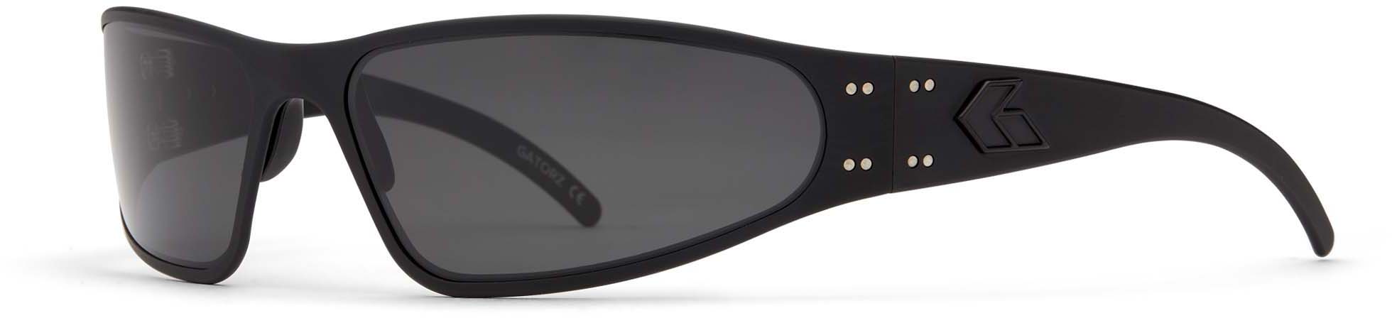  Gatorz Wraptor Aluminum Frame Sunglasses-Black/Brown