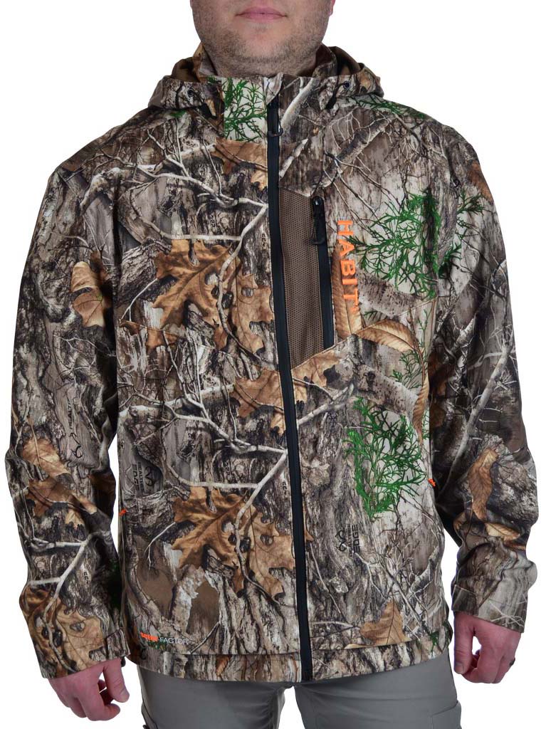 Mossy Oak Men's Scent Factor Hunting Jacket, Mossy Oak Mountain Country,  Size Large