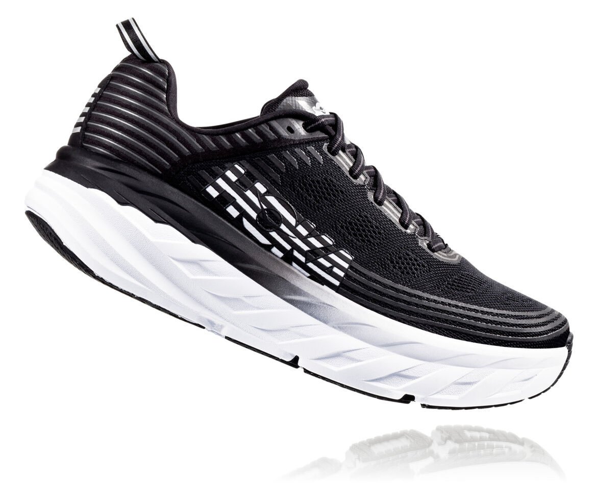 hoka one one black shoes