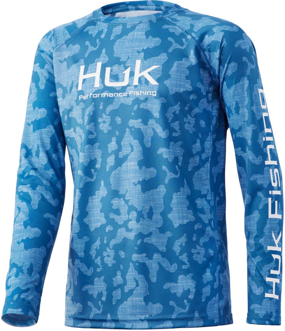 HUK YOUTH FISHING SHIRT IN BLUE RADIANCE - Y-Bell Ranch Supply