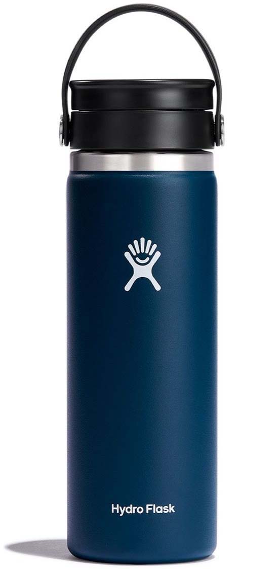 Hydro Flask 20 Oz Wide Mouth Hydro Flip Top With Straw Pacific Blue