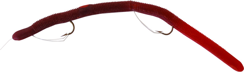 Kelly's Two-Hook Weedless Pre-Rigged Plastic Worm — CampSaver
