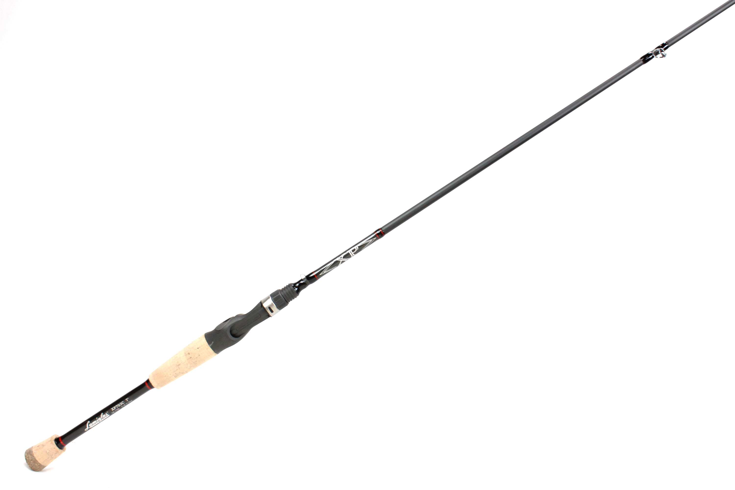 Lamiglas XP Bass Rod, 1 Piece, 15-30 Line, WT, 1/2-3 Lure, Moderate/Fast,  Heavy Cork Handle