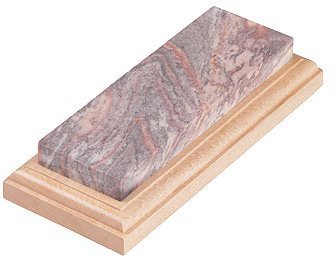 Lansky Arkansas Benchstone w/Walnut Base Mounted LBS6S — CampSaver